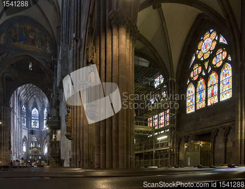 Image of inside the minster of Freiburg im Breisgau