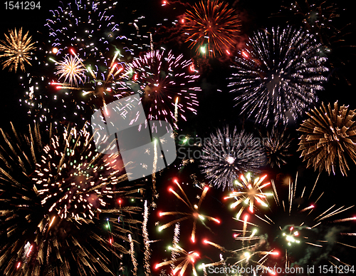 Image of fireworks display