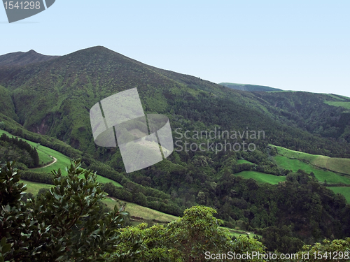 Image of landscape at the Azores