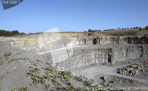 Image of quarry wall scenery