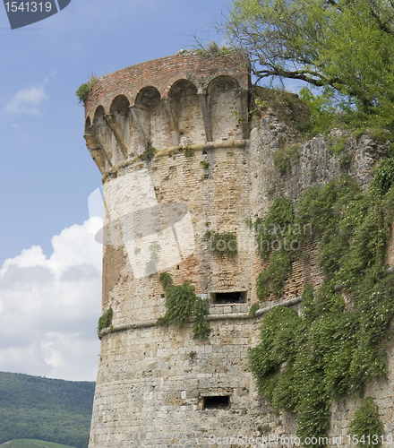 Image of San Gimignano city wall