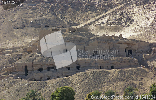 Image of landscape near the mausoleum of Aga Khan in Egypt