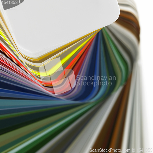 Image of abstract color chart