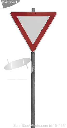 Image of priority traffic sign