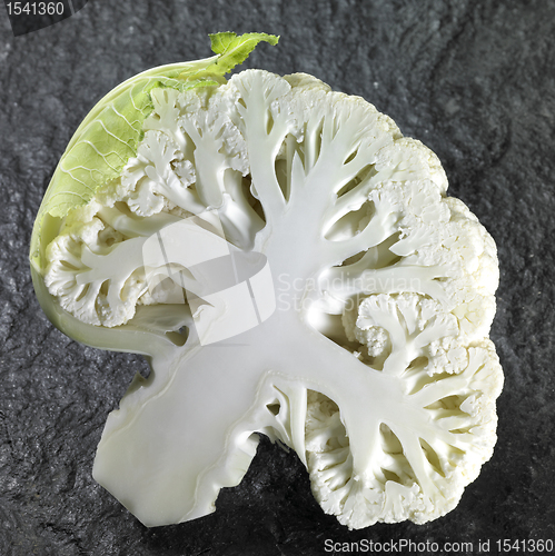 Image of halved cauliflower