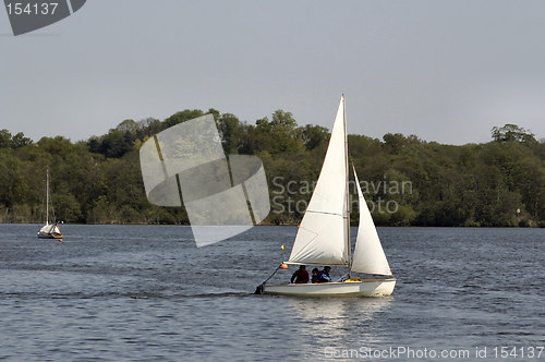 Image of sailing a yacht