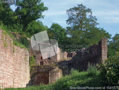 Image of Wertheim Castle detail at summer time