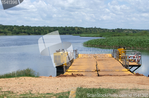 Image of ferry pier at the White Nile