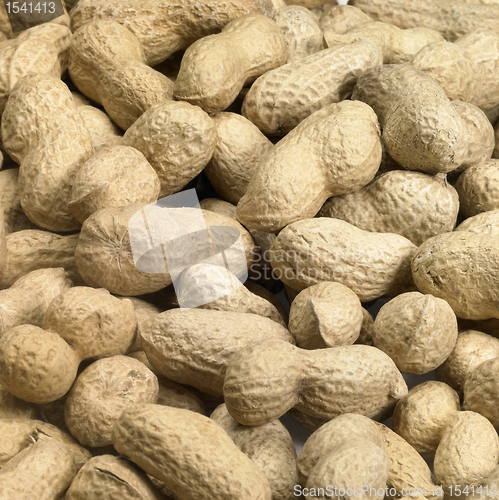 Image of unpeeled peanuts