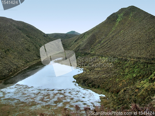 Image of hilly scenery at the Azores