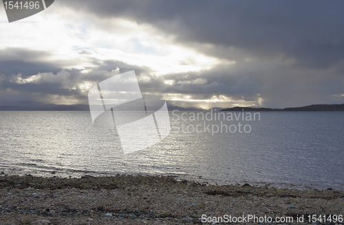 Image of scottish beach with pebbles