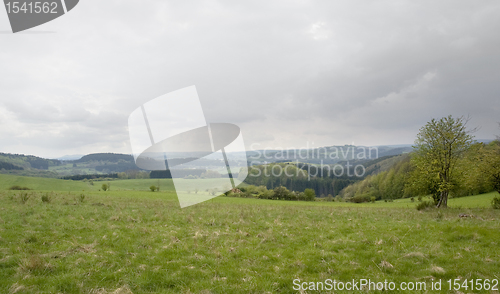 Image of stormy Eifel scenery