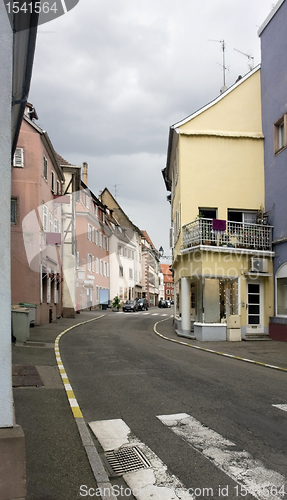 Image of cloudy street scenery in S