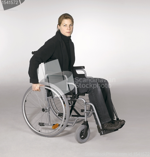 Image of woman in wheelchair