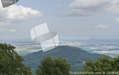 Image of aerial view around Haut-Koenigsbourg Castle