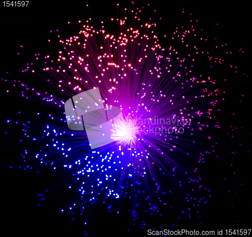 Image of plastic optical fibers