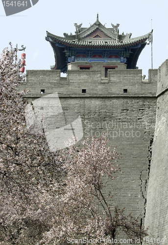 Image of Xian city wall
