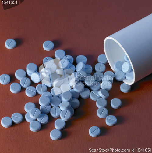 Image of blue pills