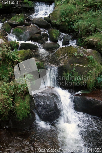 Image of idyllic Triberg Waterfalls