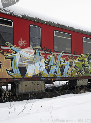 Image of old railway car