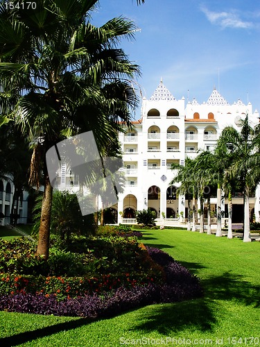 Image of Tropical resort in Mexico