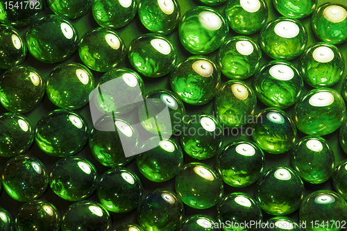 Image of iridescent glass beads