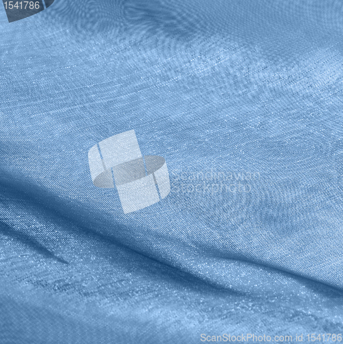 Image of blue fabrics with moire