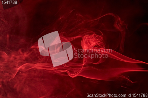 Image of red smoke detail
