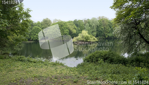 Image of idyllic lake in D