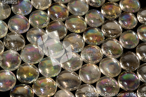 Image of iridescent glass beads