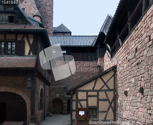 Image of inside Haut-Koenigsbourg Castle in France