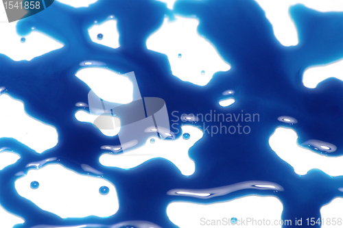 Image of blue fluid