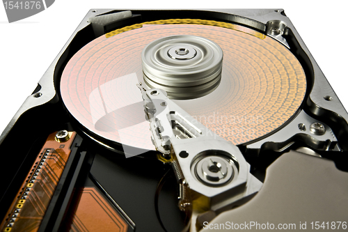 Image of symbolic hard disk and data