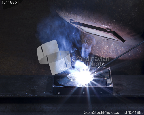 Image of welding scenery