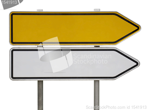 Image of direction signs