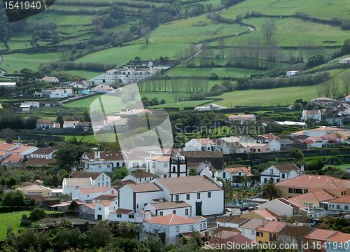 Image of settlement at the Azores