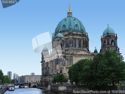 Image of Berlin Cathedral at summer time