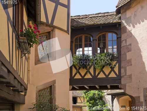 Image of architectural detail in Alsace