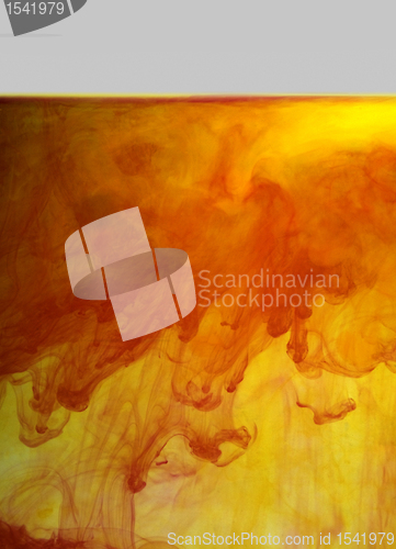 Image of colorful contamination