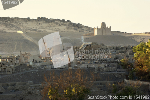 Image of mausoleum of Aga Khan at evening time