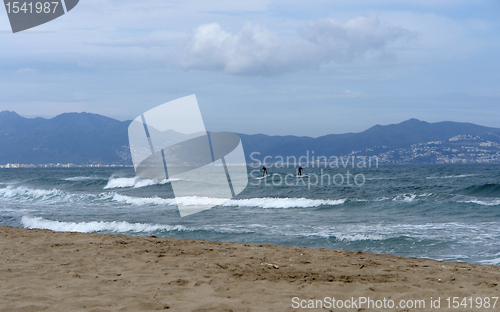 Image of beach scenery at Sant Pere Pescador