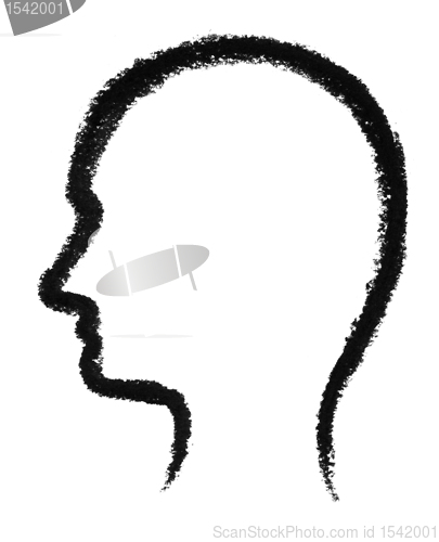 Image of sketched head