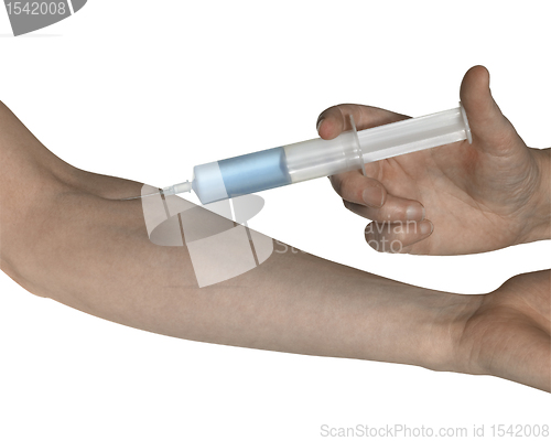 Image of intravenous injection