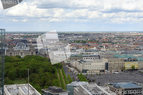 Image of aerial view of Berlin