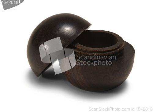 Image of dark wooden box