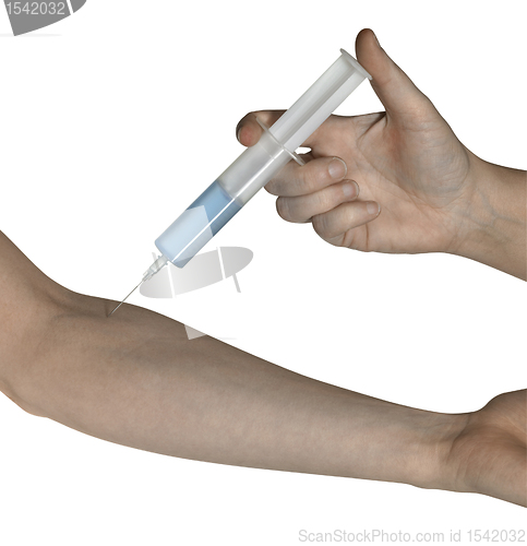 Image of intravenous injection