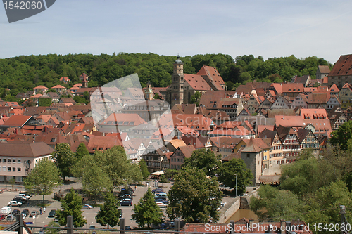 Image of aerial picture of SchwÃ¤bisch Hall