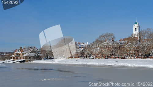 Image of Cambridge winter scenery