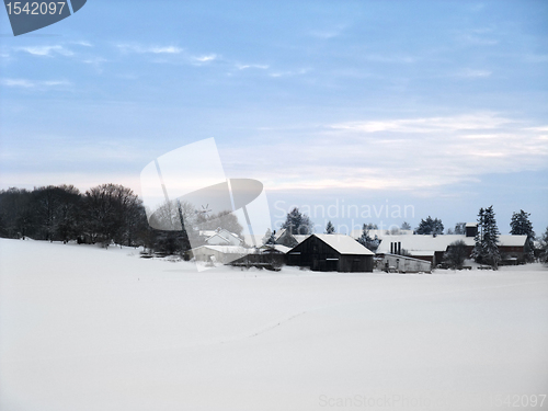 Image of winter scenery in Hohenlohe