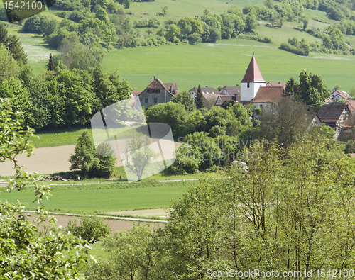 Image of small village in Hohenlohe